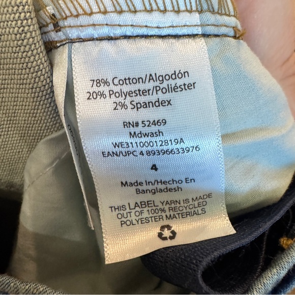 Wonder Nation Girls Slim Fit Denim Patch Jeans - Picture 6 of 6